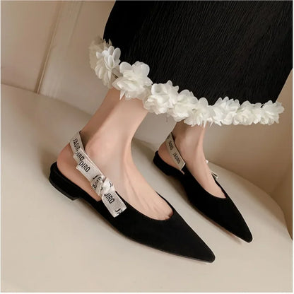2025 New Fashionable Pointed-toe Buckle Solid Color High-heeled Sandals for Women in Spring and summer  Luxury Shoes