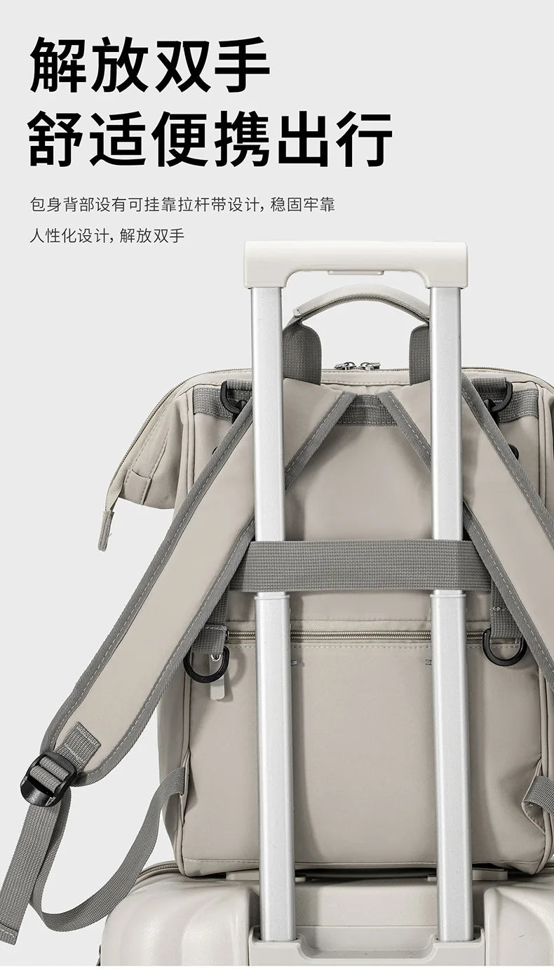 New Mom Bag: Multi-Functional, High-Capacity, Lightweight Diaper Bag with Milk Storage Compartment