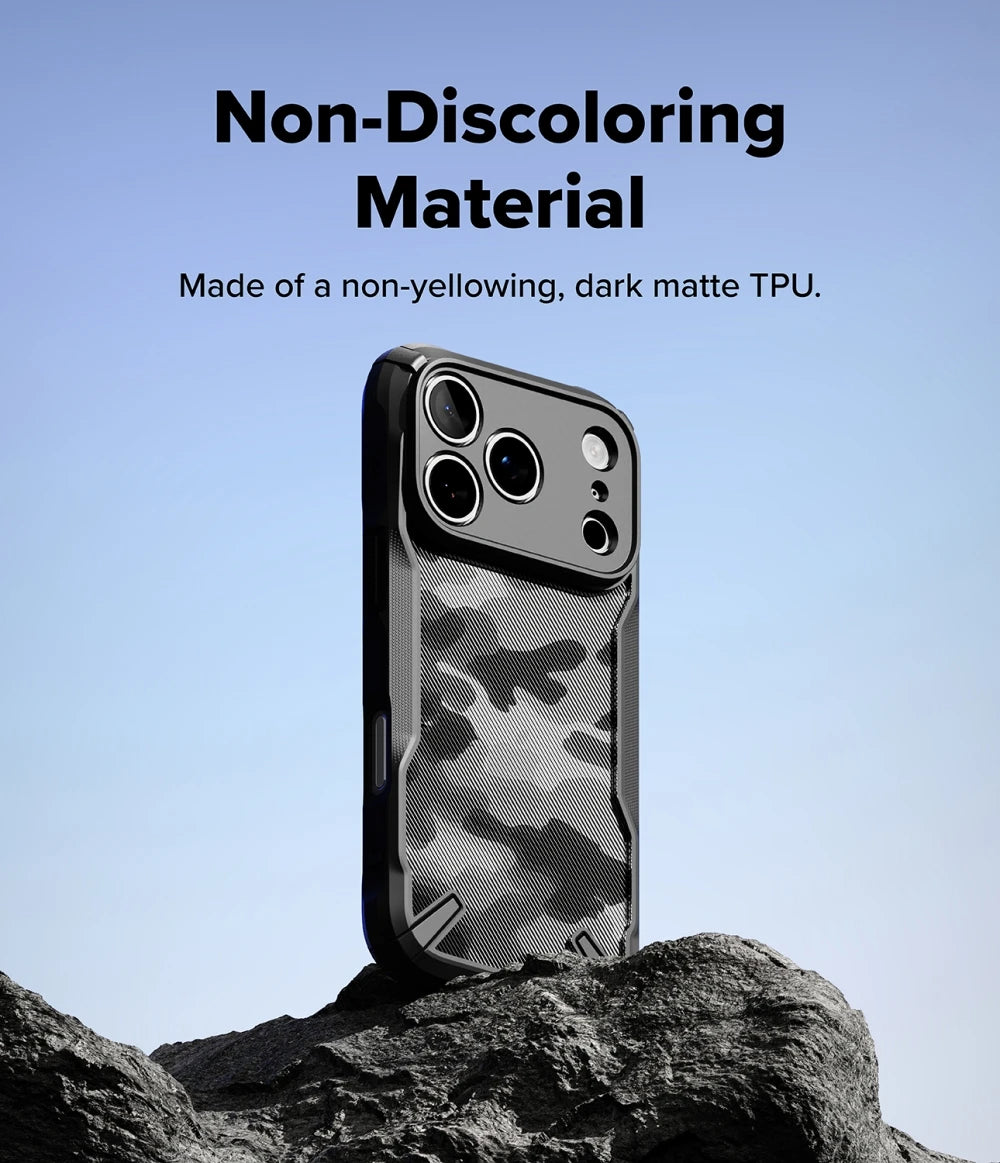 Ringke Fusion-X Compatible with iPhone 17 Pro Case Hard Back Shockproof Soft TPU Frame protector for iphone Cover