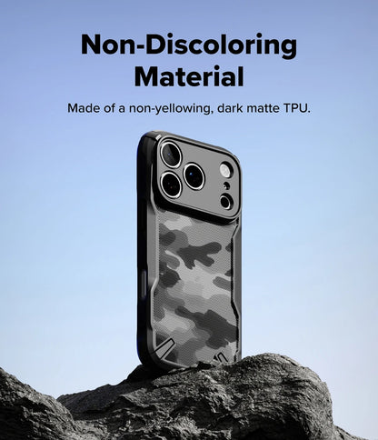 Ringke Fusion-X Compatible with iPhone 17 Pro Case Hard Back Shockproof Soft TPU Frame protector for iphone Cover