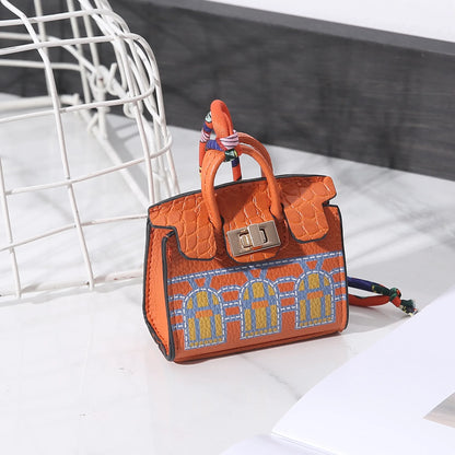 2026 New Mini House Small Bag, Handheld, Portable, Hand Rope, Bluetooth Earphone Bag, Zero Wallet, Multi Functional Small Bag