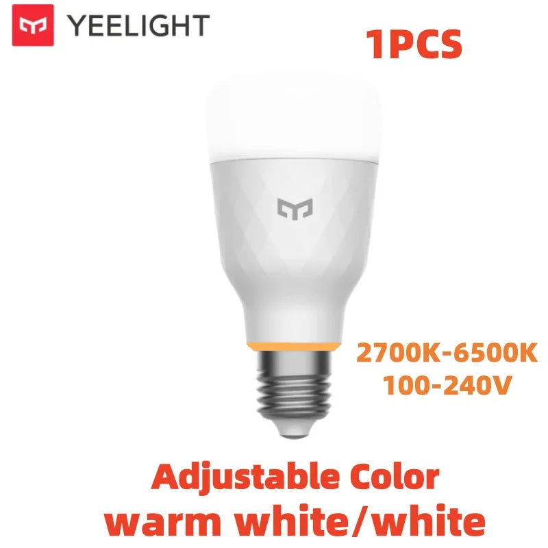 Global Version Yeelight Smart LED Bulb W3 E26 WiFi Connection Dimmable Voice Control Compatible with Mijia Google Home