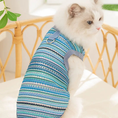 Breathable Mesh Pet Dog Vest Dog Summer Clothes Thin Cooling T Shirt Chihuahua Bichon Costume Cat Clothing Girls Puppy Shirt New