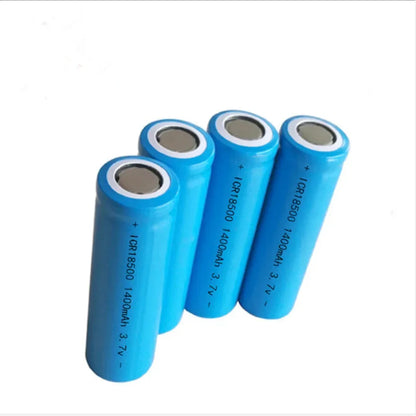 2Pcs/Lot 3.7V 18500 1400mAh rechargeable lithium battery 3.7V strong light flashlight anti-light special lithium battery