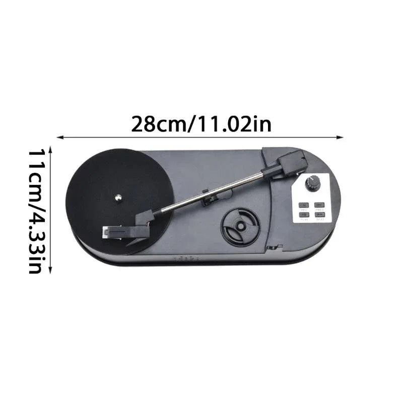 Mini Record Player Converts Recorder to MP3 with Speakers Turntable with USB MP3 Conversion Easy