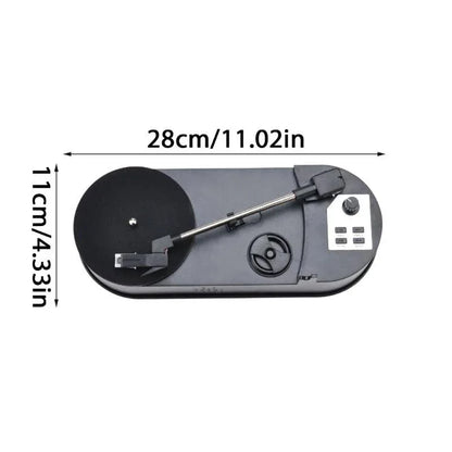 Mini Record Player Converts Recorder to MP3 with Speakers Turntable with USB MP3 Conversion Easy