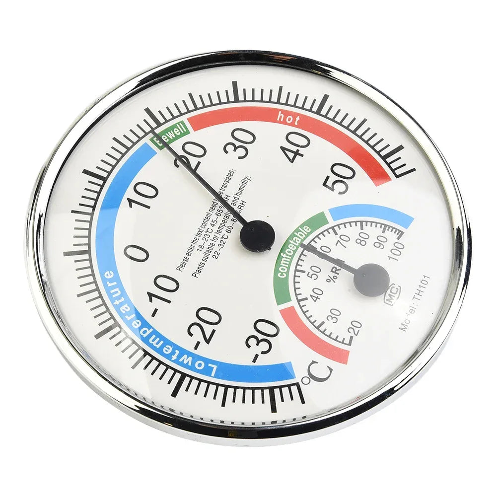 Thermometer Hygrometer Thermo Analog Humidity Temperature Meter Indoor Outdoor Climate Control Garden Thermometer