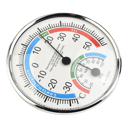 Thermometer Hygrometer Thermo Analog Humidity Temperature Meter Indoor Outdoor Climate Control Garden Thermometer