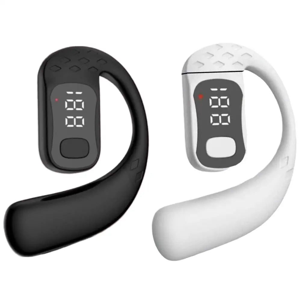 Wireless Bluetooth 5.4 Earphone Long Standby Ear Hook,Business HD Calling Mic Surround Sound Waterproof Earbud Outdoor