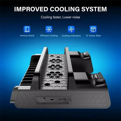 Stand Fan For Support Sony Play Station PS4 Pro Slim Console Playstation PS 4 Game Controller Cooler Accessories Cooling Control