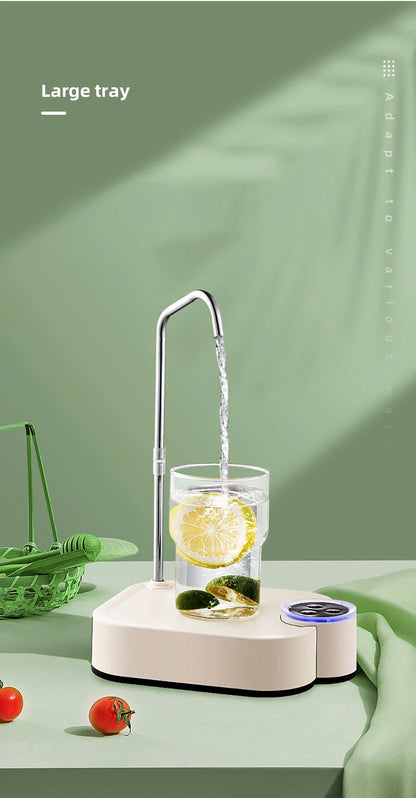 Electric Water Pump Smart Rechargeable Automatic Water Dispenser for Gallon Drinking Portable Water Bottle Pump for Home Office