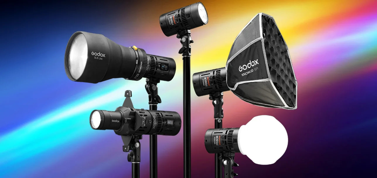 Godox MS60R RGB MS60Bi Bi-Color LED Light For Film, Broadcast & Video Production - KNOWLED Series