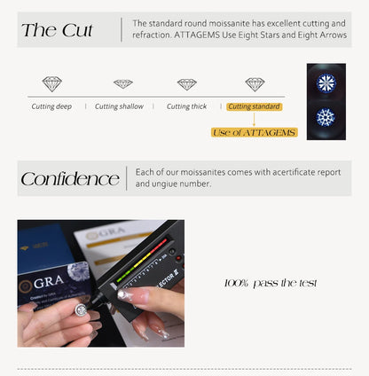 Bagues en argent sterling 925 avec nœud papillon et moissanite, lot de 2, 0,8 ct, taille cœur, couleur D, pureté VVS1. Bijou de luxe idéal pour une soirée.