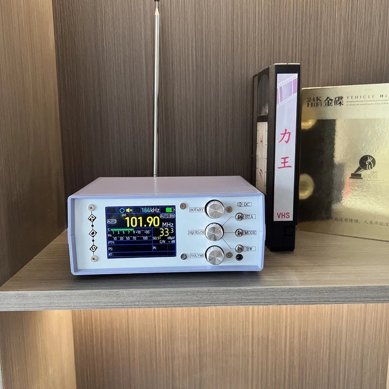 HamGeek TEF6686 RDS AM FM LM MW SW OIRT Desktop Full Band Radio Receiver Stereo Version + Remote Control