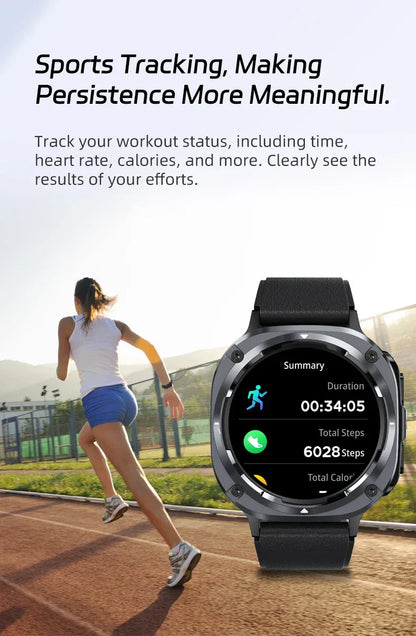 BWSMRIG New Men Smart Watch IP68 Waterproof Bluetooth call  Heart Rate Sleep Monitoring Sport Fitness Smartwatch for Android IOS