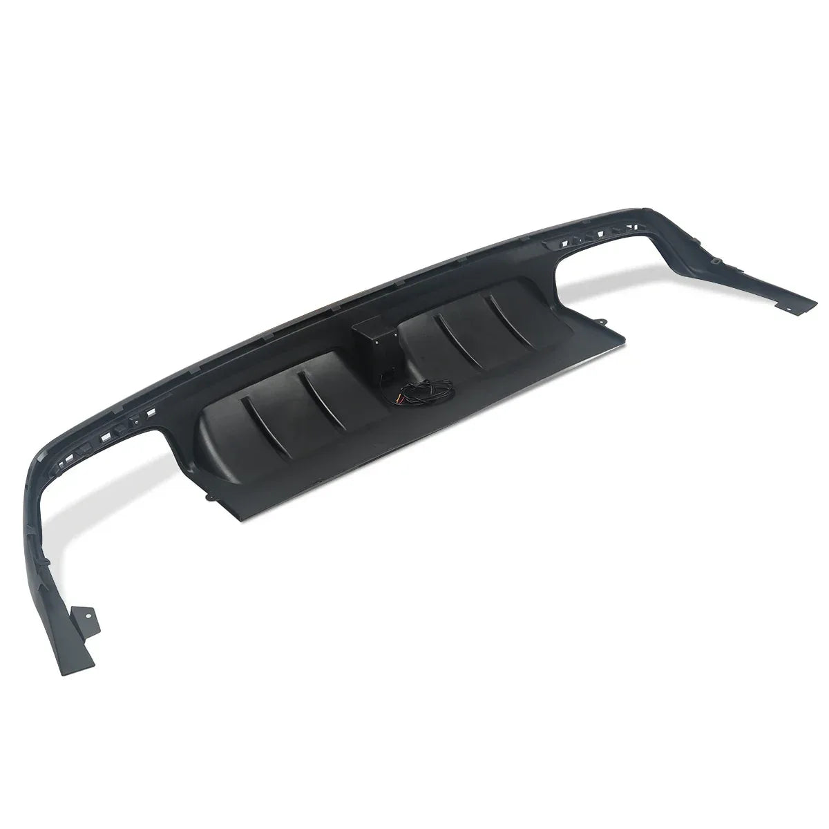 FOR MERCEDES S CLASS W222 B STYLE AMG REAR DIFFUSER TAILPIPE GLOSS BLACK 13-17