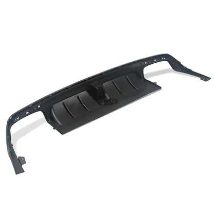 FOR MERCEDES S CLASS W222 B STYLE AMG REAR DIFFUSER TAILPIPE GLOSS BLACK 13-17
