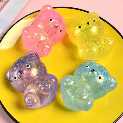 Creative popsicle shape decompression toy color gradual change extrusion decompression slow rebound practical mini toy