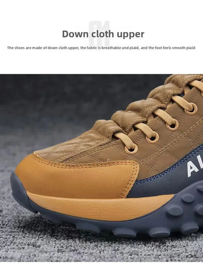 Men's Breathable Low-Top Dad Shoes with Thick Sole Comfortable Running Sneakers Korean Style Spring Season Sport Shoes