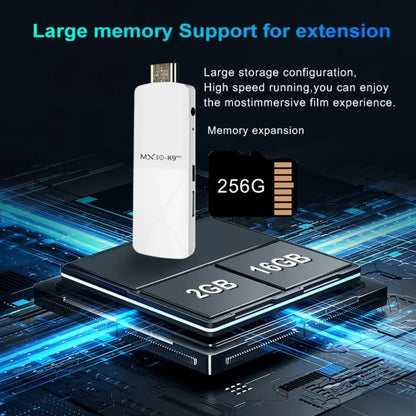 Smart TV Stick MX10 K9PRO Android 13 Dual-Band WiFi2.4G+5G BT5.0 Support Voice Control 2GB+16GB Chromecast TV Stick