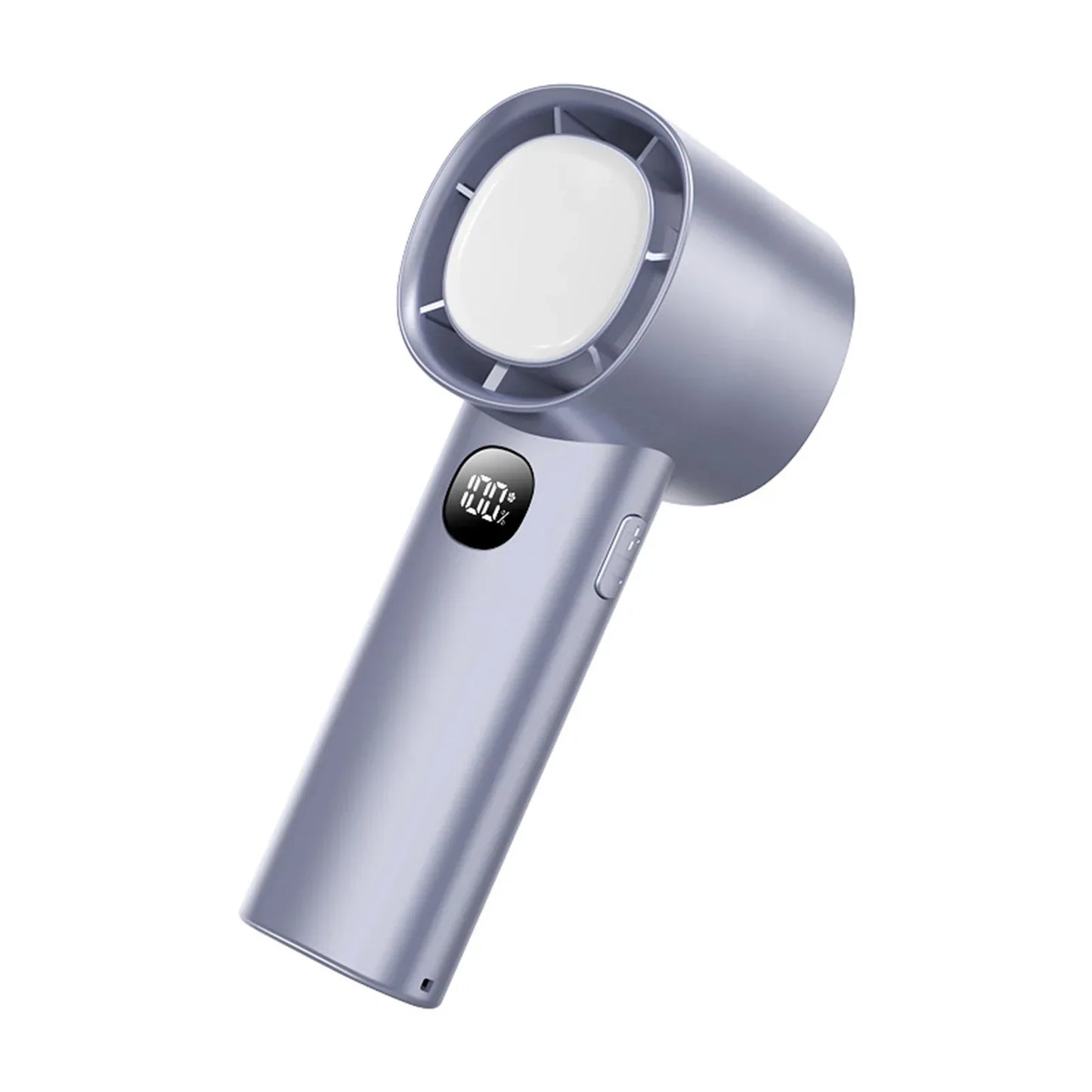 Night Light Cooling Fan 5000mAh Handheld Cooling Fan Portable Handheld Turbo Fan 100 Wind Speeds Adjustable Mini Personal Fan