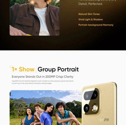 [World Premiere] realme 16 Pro Plus Smartphone Snapdragon 7 Gen 4 Chipset 200MP Camera 6.8" 144Hz Curved Display 7000mAh Battery