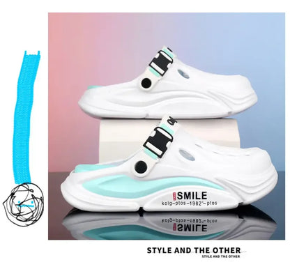Male Sandals Casual Shoes Outdoor Beach Sandals Women Soft Clogs Garden Bottom Indoor Summer Flip Flops Men Massage Slippers