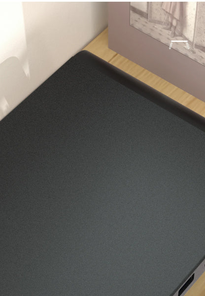 Computer Monitor Stand with 4 USB 3.0 Ports Durable Metal Monitor Support PC Keyboard Organizer Laptop Desktop Black Desk Stand