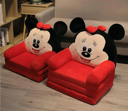 Sofas Children Sofa Cute Cartoon Lazy Folding Small Sofa Bed Girl Princess Baby Toddler Dual-purpose Child Seat All sofas