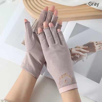 1 Pair Anti UV Nail Gloves UV Gel Shield Glove Fingerless Manicure Nail Art Tools LED Lamp Nails Dryer Radiation Hand nail tools
