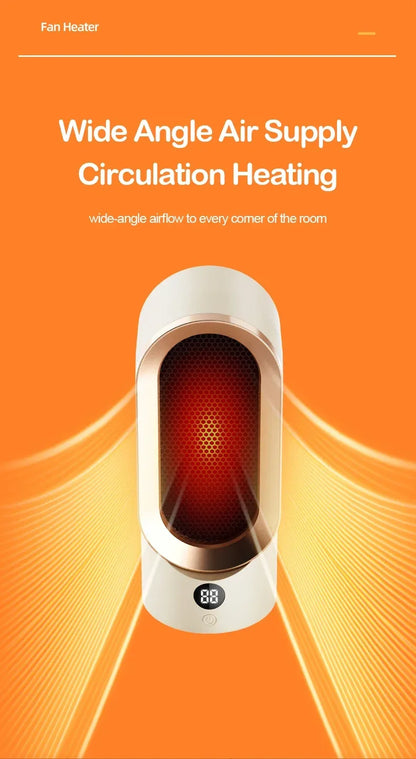 PTC heater, household heater, small electric heater, small sun desktop heater, ceramic hot air fan, European/American standard