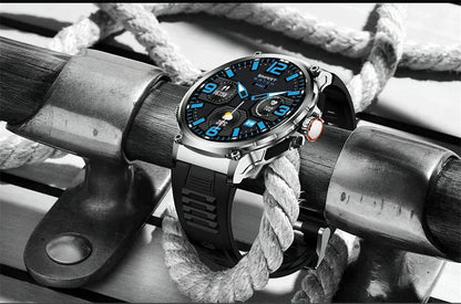 2025 New Military GPS V69 Smart Watch Men 1.85 inch 710 mAh Heart Rate GPS Sports IP68 Waterproof Bluetooth Talk  Smartwatch Man