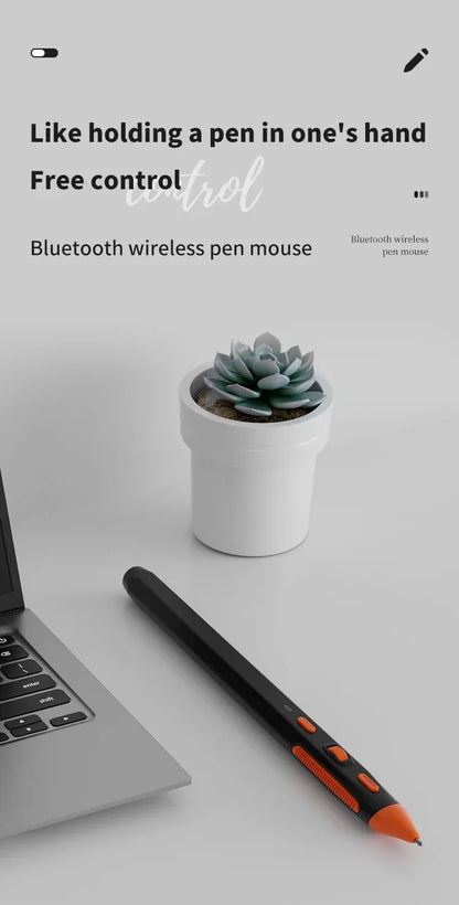 UTHAI 2-in-1 Wireless Writing Pen Mouse Type-C Bluetooth Dual Mode 2.4G+Bluetooth PPT Flip for Desktop Laptops Charging