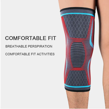 1/2PCS Fitness Running Cycling Knee Support Braces Elastic Nylon Sport Compression Knee Pad Sleeve for Basketball Volleyball