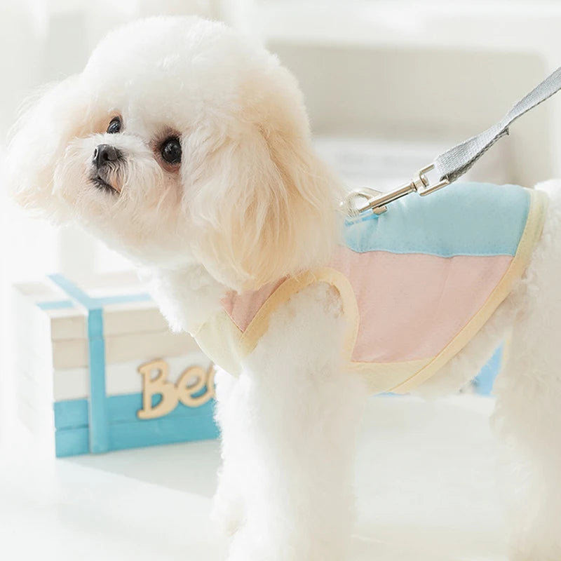 Thin Dog Summer Clothes Mesh Dog Cooling Vest Pet T Shirt Dog Sun Protective Clothing with D-Ring Chihuahua Kitten Puppy Costume