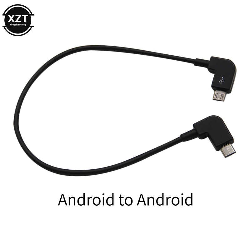 Data Cable For DJI Spark MAVIC 2 Pro Air Control Drone Android Micro USB To Type C USB C Adapter Cable For smart mobile phone