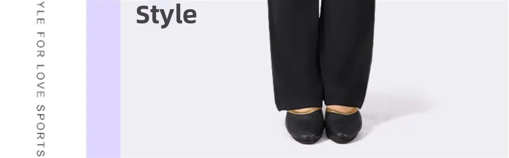 Qui Dry Dance Pants Women's High Waist Long Trousers Skirt Sports Fitn Square Dance orm Breathable Comfortable Fabric