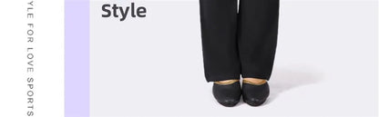 Qui Dry Dance Pants Women's High Waist Long Trousers Skirt Sports Fitn Square Dance orm Breathable Comfortable Fabric