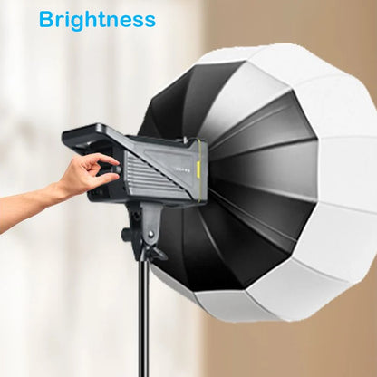 Sun Lamp Portable LED Photography Fill Light 200W Studio Video Light 95+ 2700K-6500K 220V Dimmable Bowens Mount Continuous Light