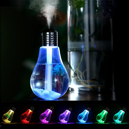 New Small Bulb Humidifier Bedroom Ultra Large Mist Desktop Air Humidifier