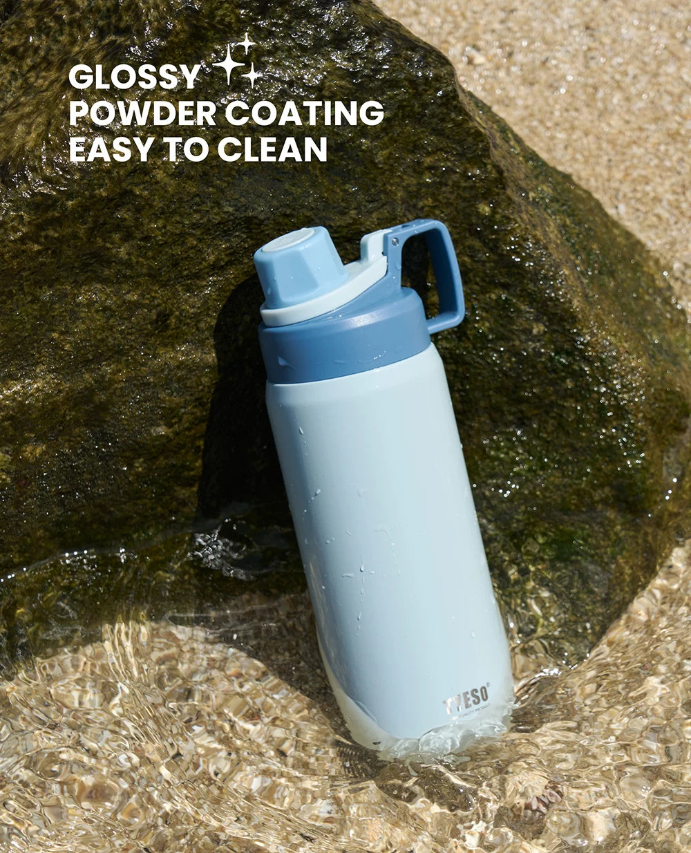 Tyeso Vacuum Flask for Men Women Stainless Steel Outdoor Water Bottles for Cycling Hiking 750ml 900ml Portable Water Bottle