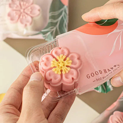 100Pcs Mooncake Wrapping Bag Machine Seal Plastic Bags For Egg Yolk Cookie Packaging Mid-Autumn Festival Party Decor Supplies
