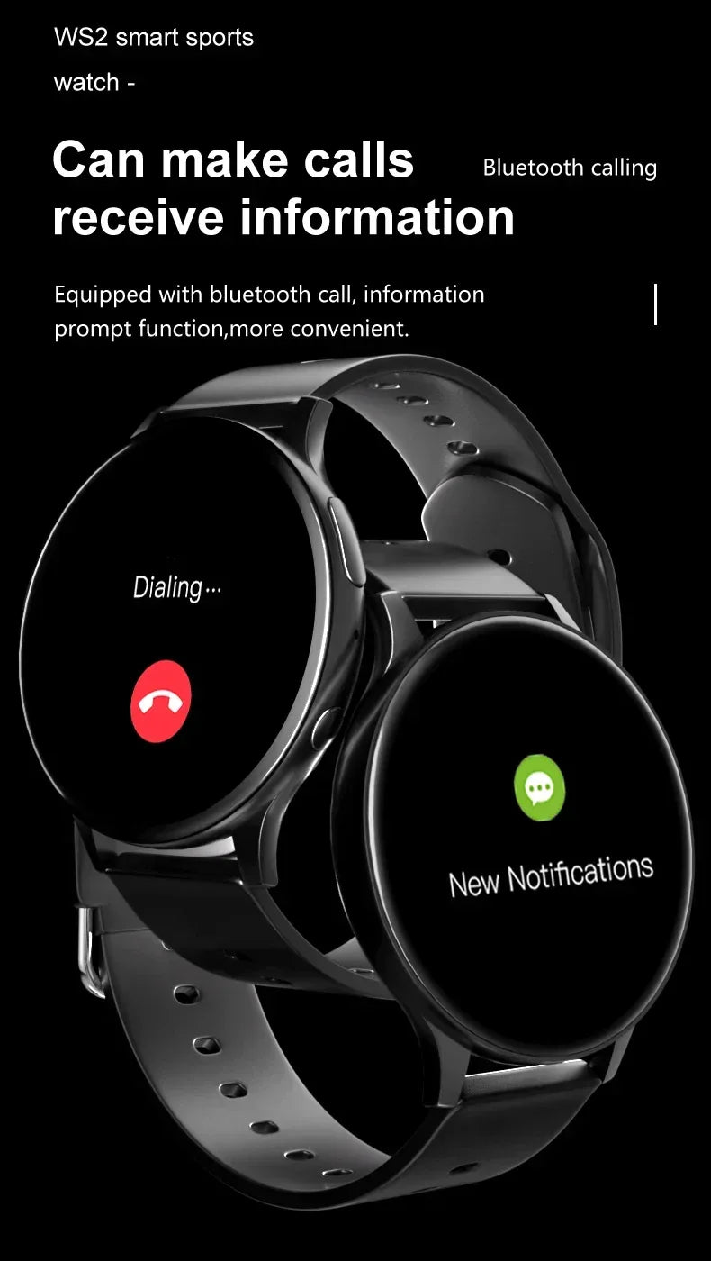 2025 Men Bluetooth Call SmartWatch Heart Rate Blood Pressure Monitor Smartwatch IP67 Waterproof Women Smartwatch For Android IOS