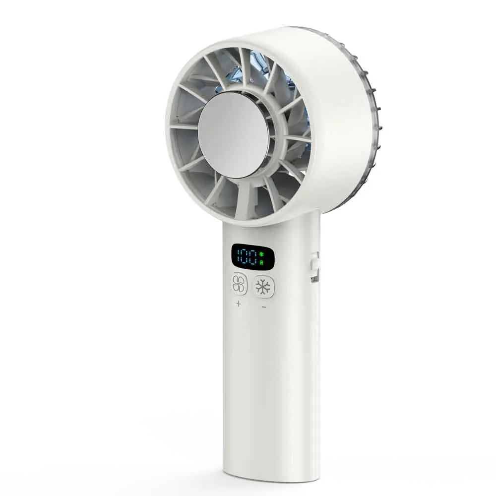 Outdoor high-speed refrigeration handheld fan 100 speed mini fan USB charging portable fan