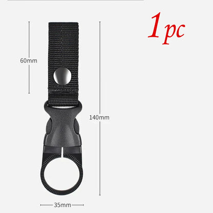 1/2/5pcs Hanging Bottle Buckle Clip Carabiner Portable Water Bottle Holder Clip Belt Backpack Hanger for Outdoor Camp Hiking