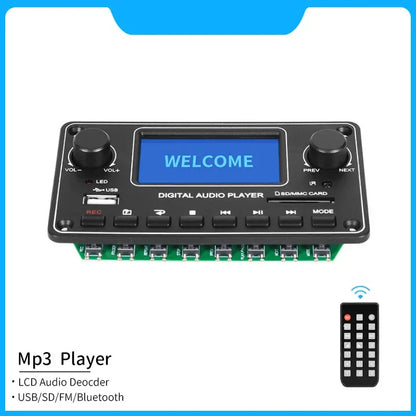 Blutooth LCD Player Board Digital Audio Player USB SD BT Music MP3 Decoder Module TDM157 For Amplifier
