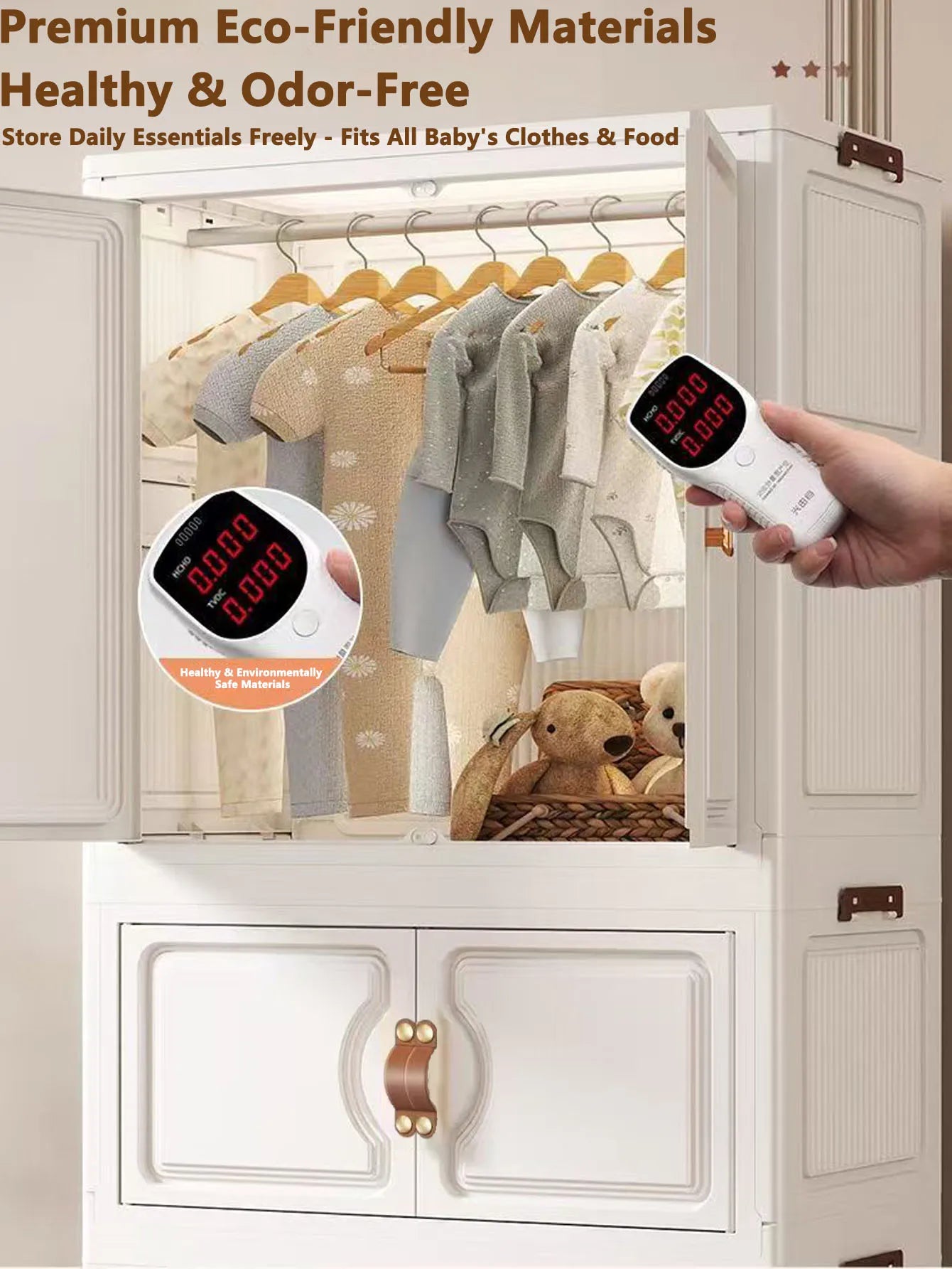 Locker Locker Locker Household Locker Clothes Installation Free Plastic Multi Layer Foldable Large Capacity Practical Cabinet