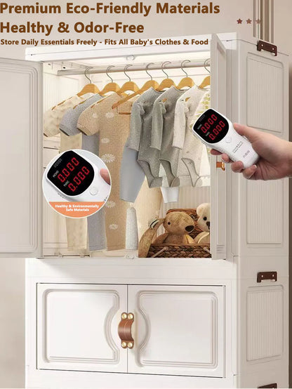 Locker Locker Locker Household Locker Clothes Installation Free Plastic Multi Layer Foldable Large Capacity Practical Cabinet
