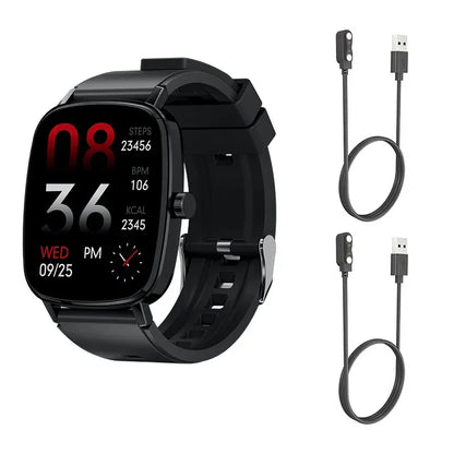 2.01 Inch Aiweile AW63 Smart Watch Men Clock Smartwatch Bluetooth Call Fitness Wristwatch for Android IOS Lightweight PK LT10