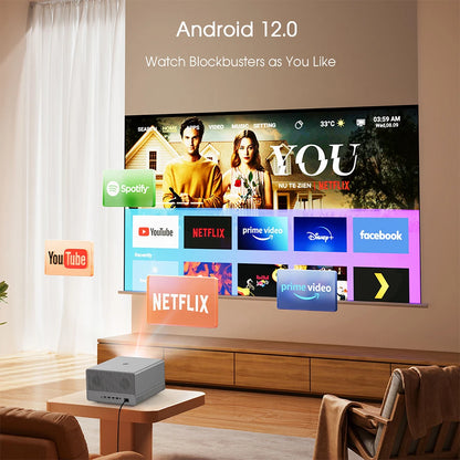 Touyinger 2800ANSI RD910 Ultra 8K 4K Full HD Projector 3G 64G Home Theater WiFi Android TV Cinema RD910 Ultra Beam Projector by PDG ibma